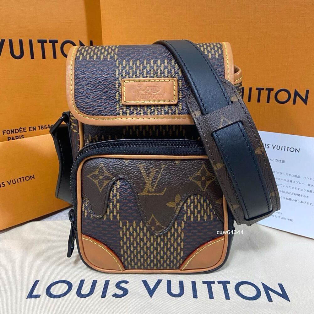 Louis Vuitton Bag Amazon Messenger Giant Damier Monogram NIGO accessories Brown